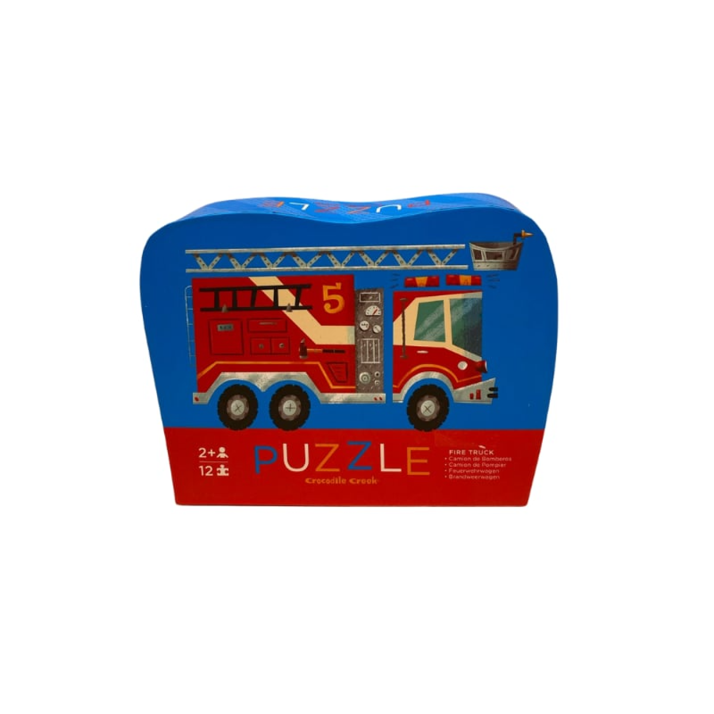 Crocodile Creek Mini Puzzle - 12 Parça - İtfaiye - 41158 - 732396411589