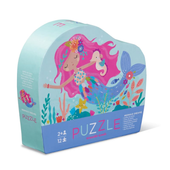 Crocodile Creek Mini Puzzle - 12 Parça - Mermaid Dreams Crocodile Creek Mini Puzzle - 12 Parça - Mermaid Dreams