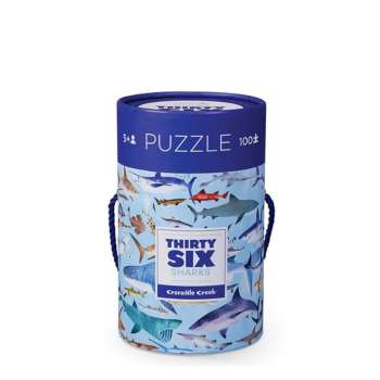 Crocodile Creek Puzzle - 100 Parça - Köpek Balıkları Crocodile Creek Puzzle - 100 Parça - Köpek Balıkları