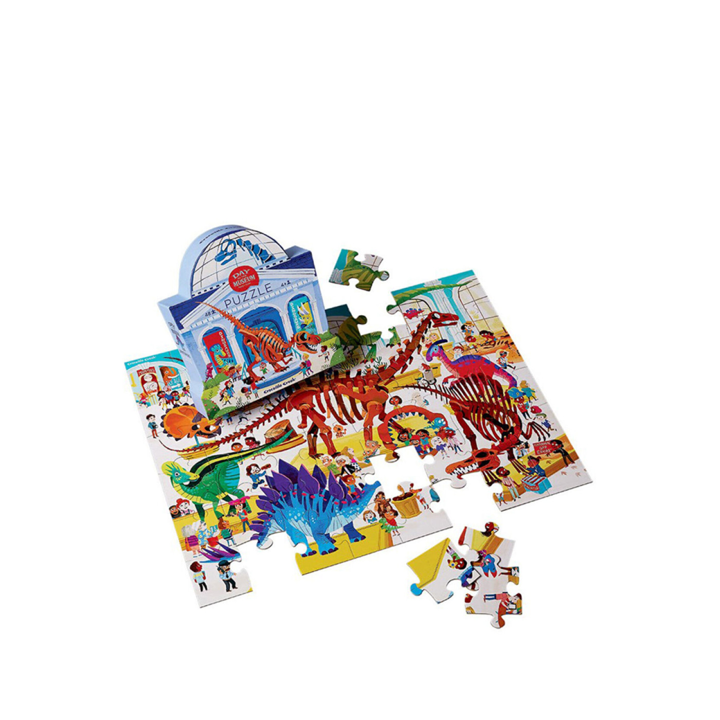 Crocodile Creek Crocodile Creek Müzede Bir Gün Puzzle - 48 Parça - Dinozor - 1.199,90TL TL - Kikis Corner Crocodile Creek Müzede Bir Gün Puzzle - 48 Parça - Dinozor - Puzzle Görseli