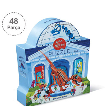 Crocodile Creek Müzede Bir Gün Puzzle - 48 Parça - Dinozor Crocodile Creek Müzede Bir Gün Puzzle - 48 Parça - Dinozor