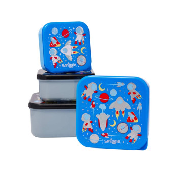 Smiggle - Lets Play 4Lü Yemek Ve Beslenme Bpasız Kapları Smiggle - Lets Play 4Lü Yemek Ve Beslenme Bpasız Kapları