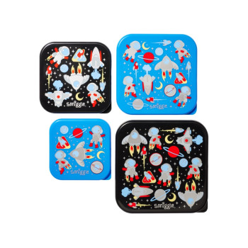 Smiggle - Lets Play 4Lü Yemek Ve Beslenme Bpasız Kapları Smiggle - Lets Play 4Lü Yemek Ve Beslenme Bpasız Kapları