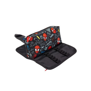 Smiggle - Marvel Spiderman Çift Gözlü Kalem Kutusu