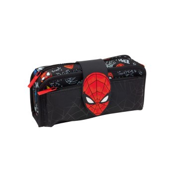 Smiggle - Marvel Spiderman Çift Gözlü Kalem Kutusu