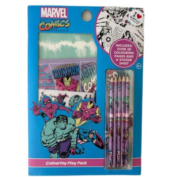 Dinossi - Marvel Boyama Kalemleri Ve Boyama Defter Seti Dinossi - Marvel Boyama Kalemleri Ve Boyama Defter Seti