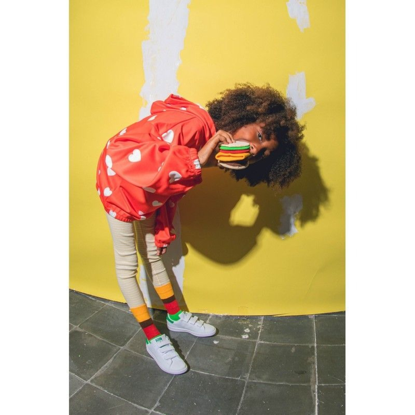 Eat My Socks - Cheese Burger Çocuk Çorap - ST00761 - 8436602103238