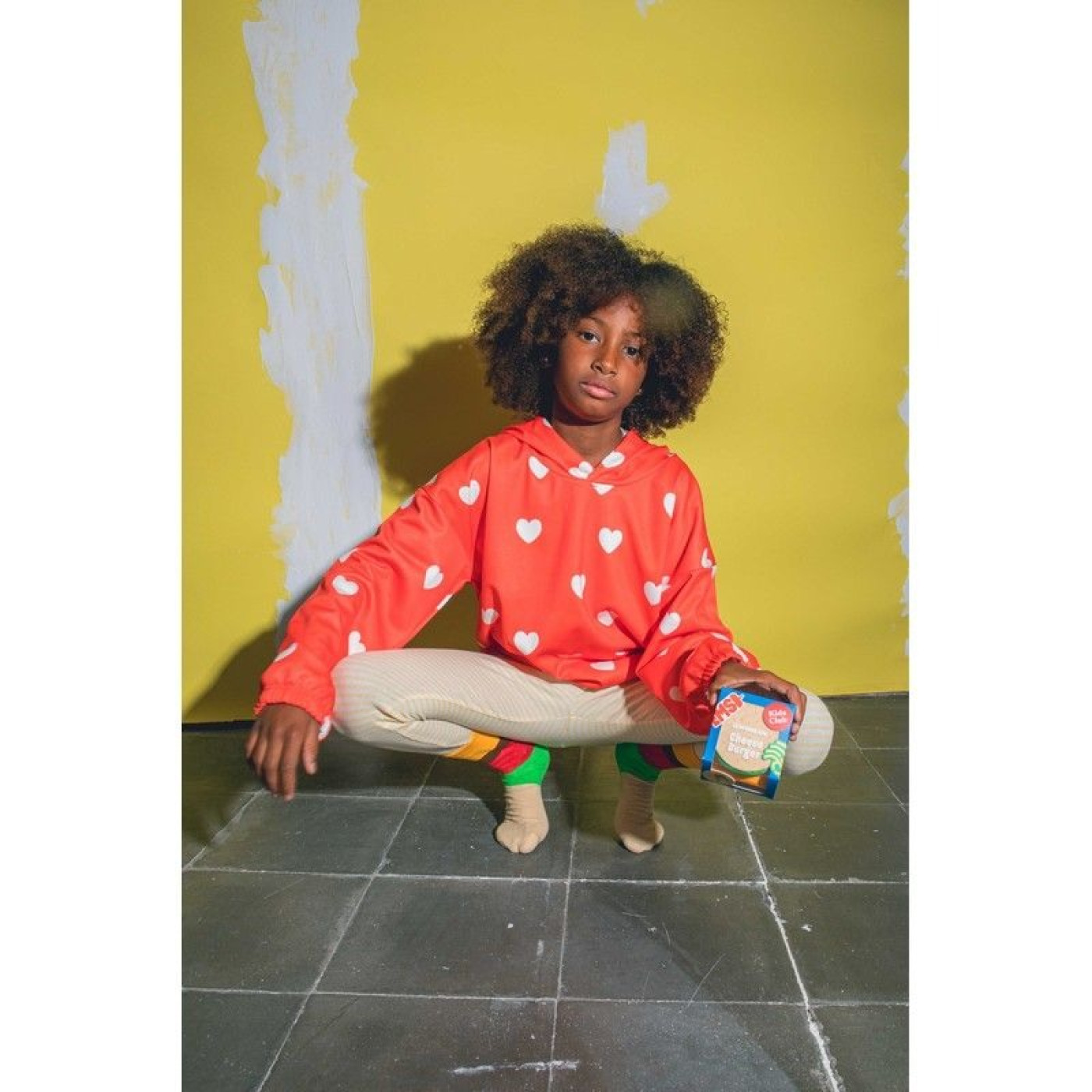 Eat My Socks - Cheese Burger Çocuk Çorap - ST00761 - 8436602103238