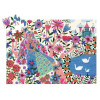 Djeco Dekoratif Puzzle 36 Parça - Princess & Peacock Djeco Dekoratif Puzzle 36 Parça - Princess & Peacock