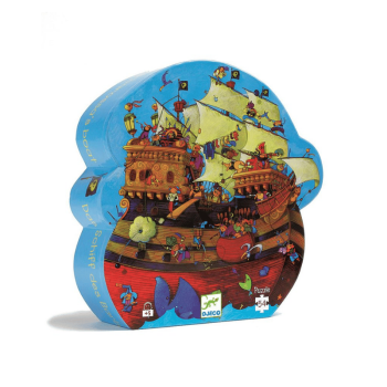 Djeco Dekoratif Puzzle 54 Parça - Barbarossa's Boat