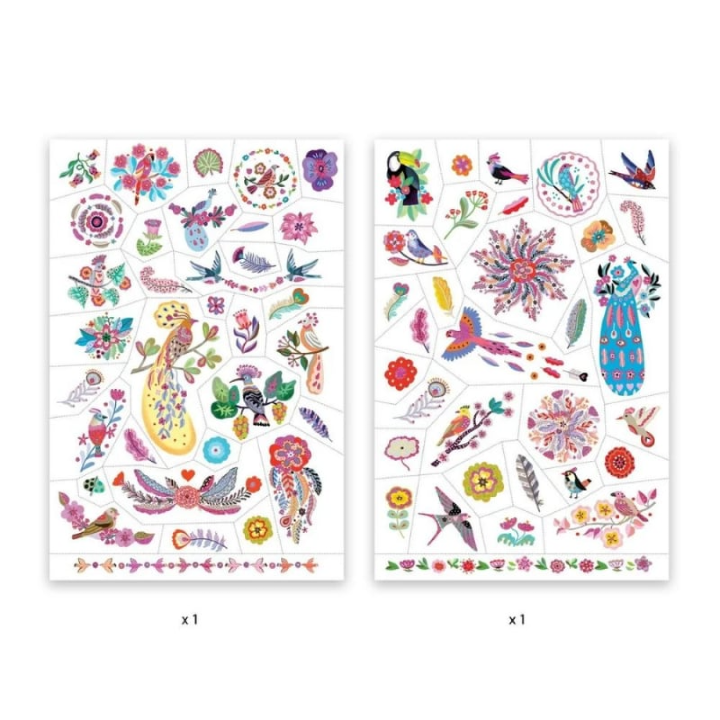 Djeco Dövme - Bright Birds - DJ09615 - 3070900096158