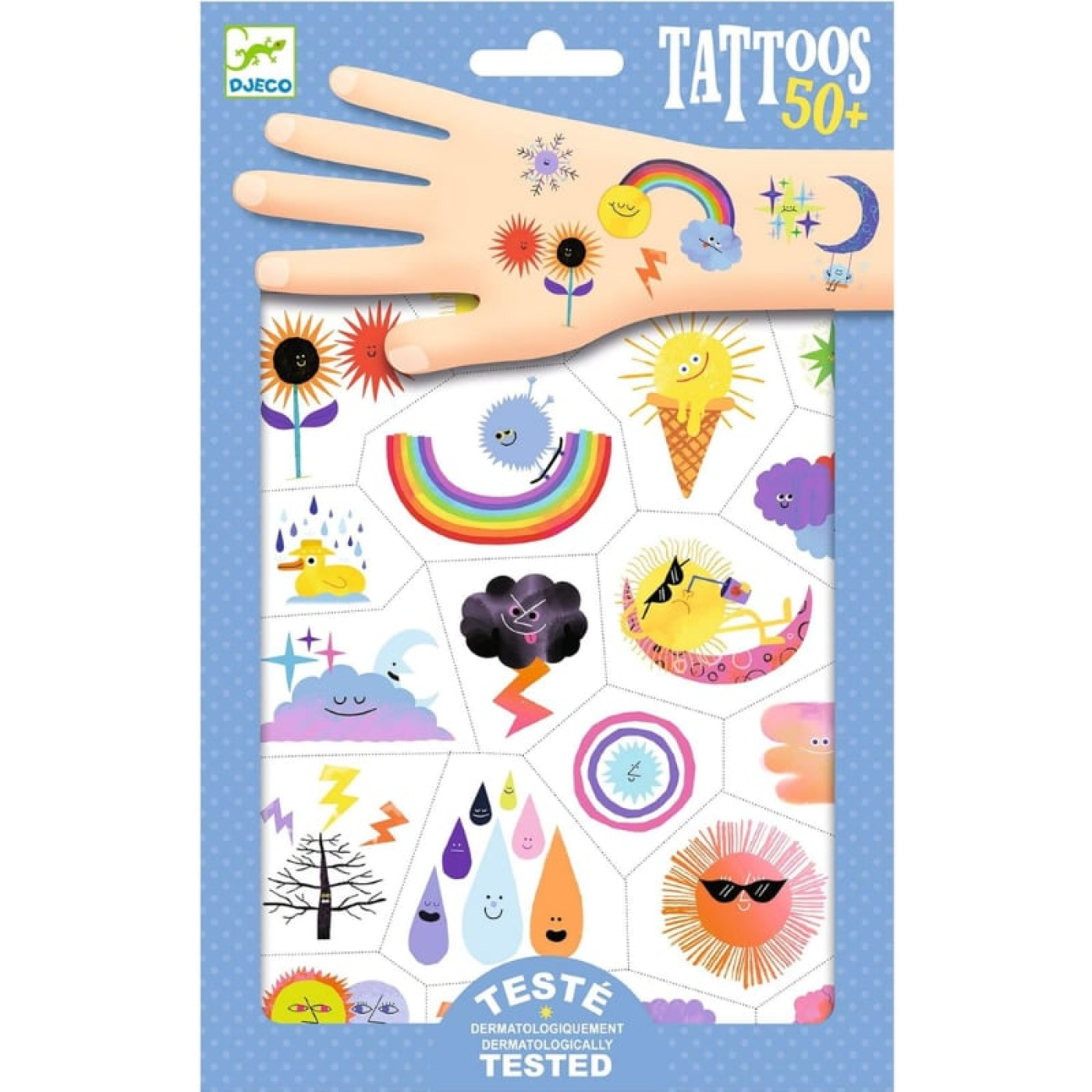 Djeco Dövme - Weather Emojis