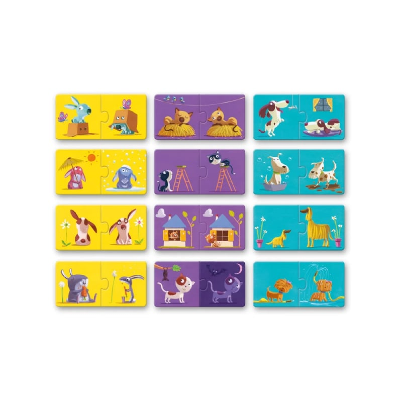 Djeco İkili Puzzle - Duo Opposites - DJ08162 - 3070900081628