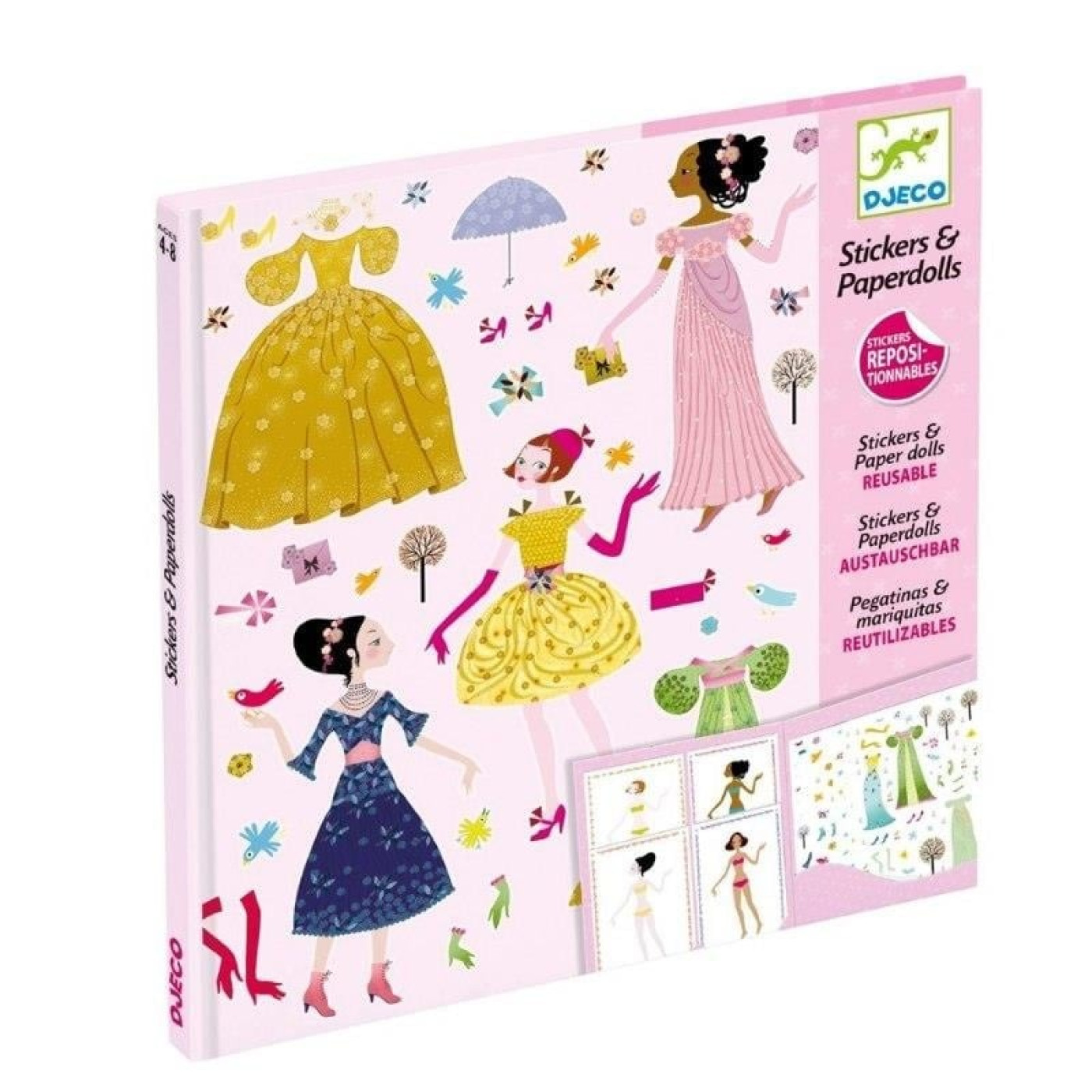 Djeco Kağıt Giydirme Seti - Dresses Through The Seasons - dj09690 - 3070900096905