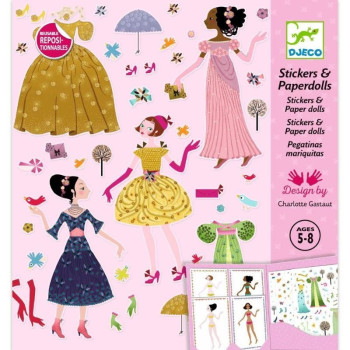 Djeco Kağıt Giydirme Seti - Dresses Through The Seasons Djeco Kağıt Giydirme Seti - Dresses Through The Seasons