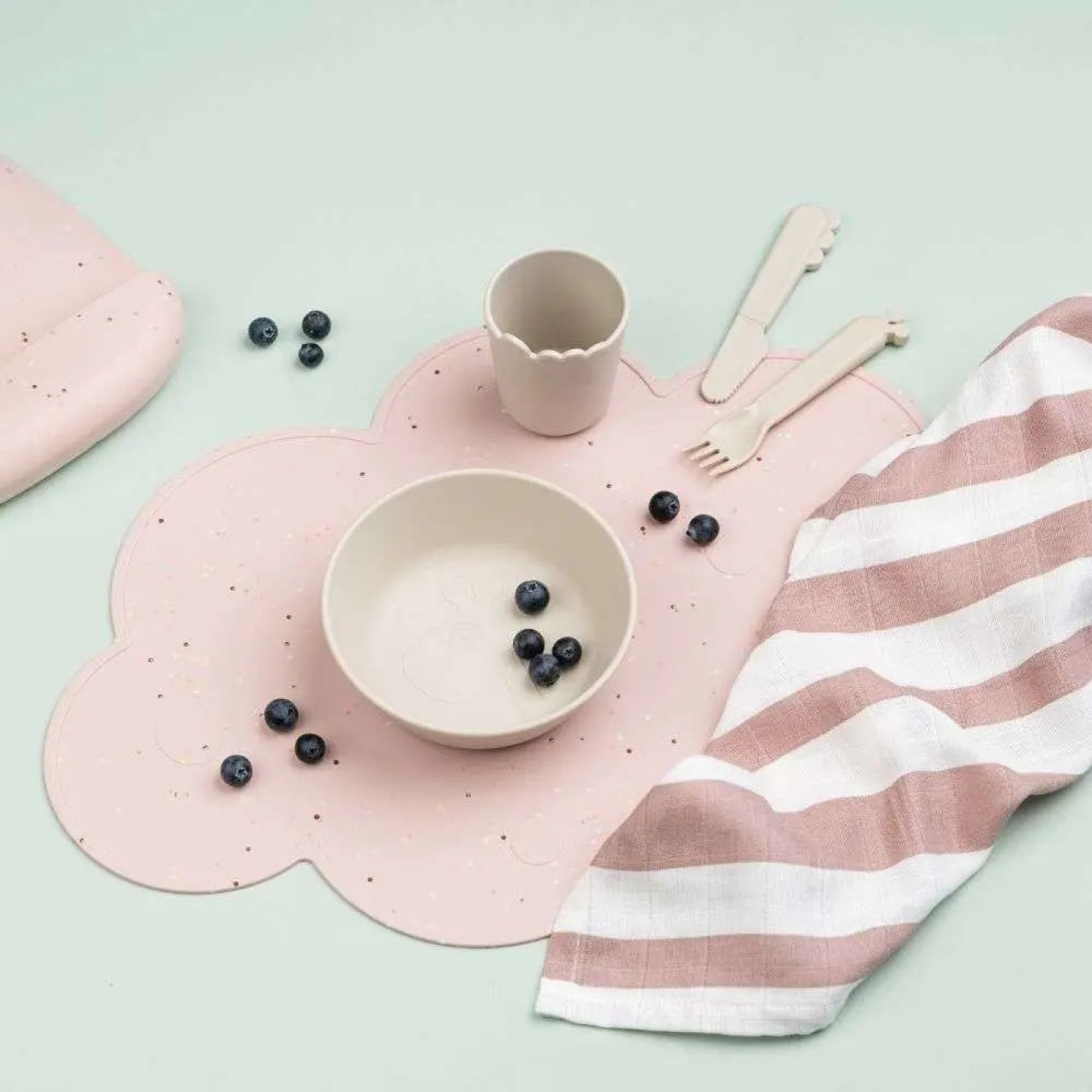 Done by Deer - Confetti - Silikon Amerikan Servis - Pembe