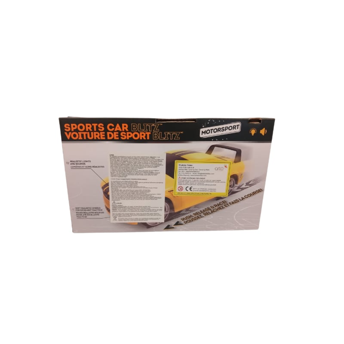 Driven Spor Araba - Sarı - WH1257Z - 062243466968