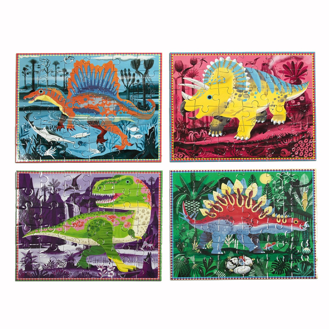 Eeboo Mini Yapboz 36 Parça - Stegosaurus