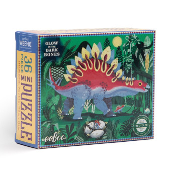 Eeboo Mini Yapboz 36 Parça - Stegosaurus