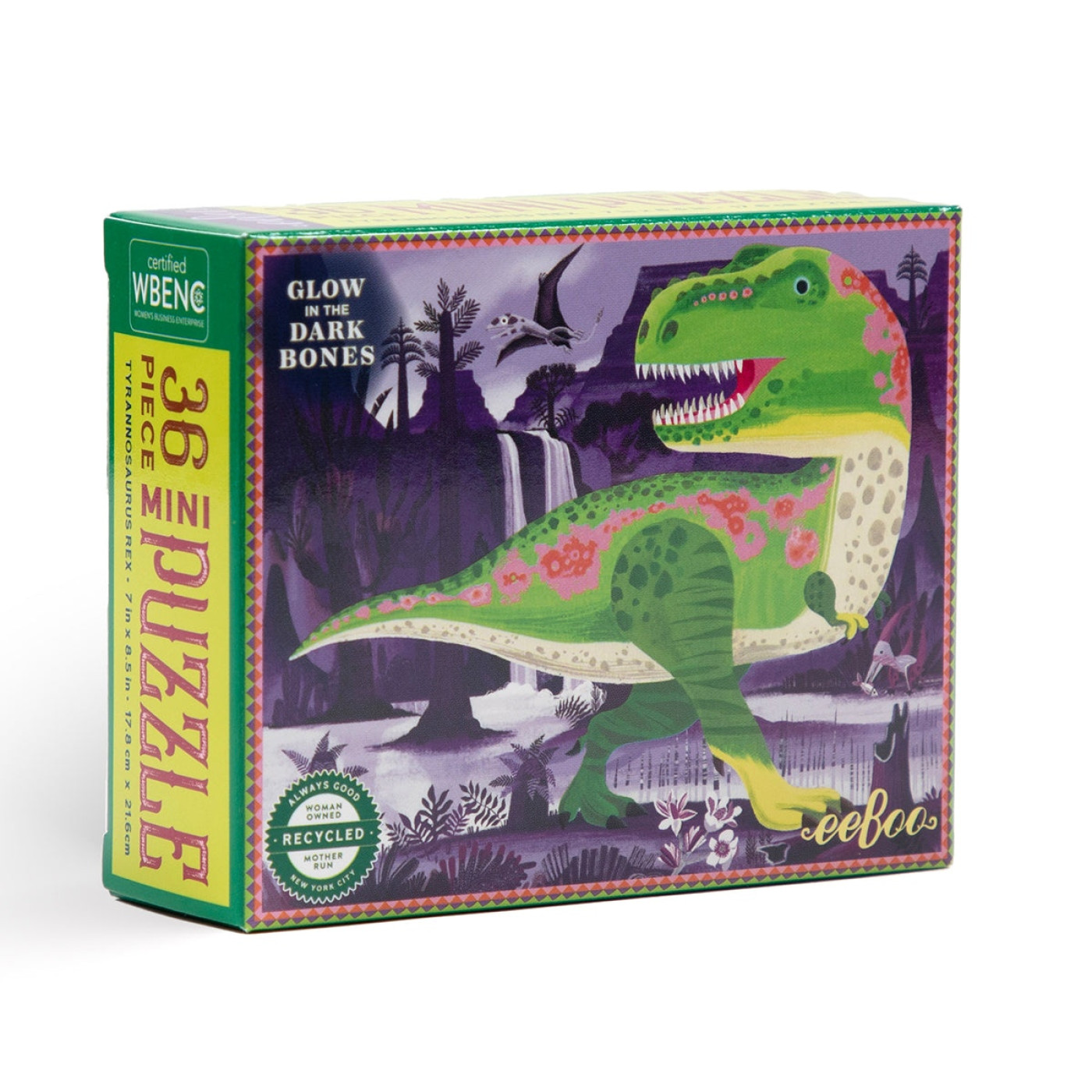 Eeboo Mini Yapboz 36 Parça - Trex