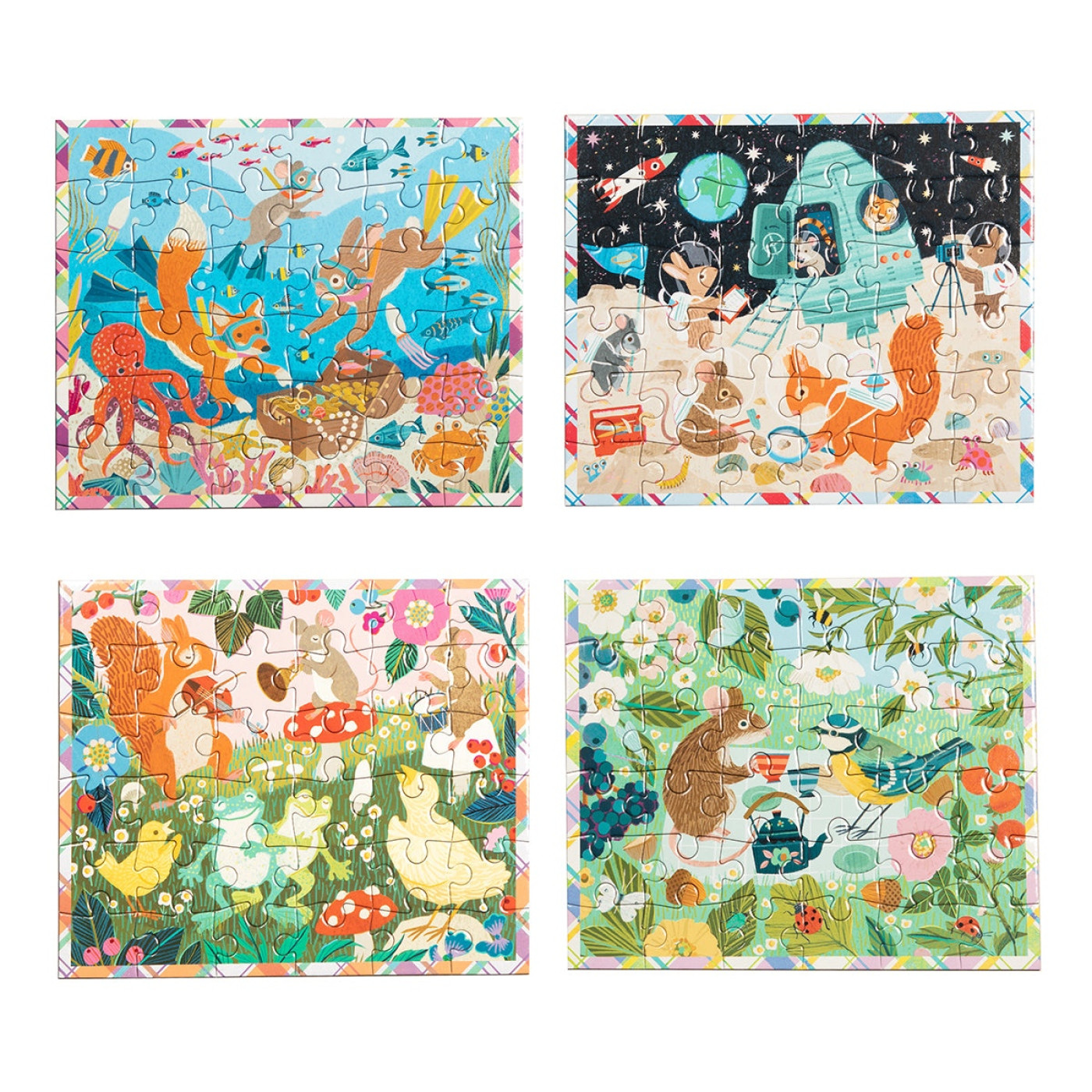 Eeboo Victoria Mini Yapboz 36 Parça - Tea Party Eeboo Victoria Mini Yapboz 36 Parça - Tea Party