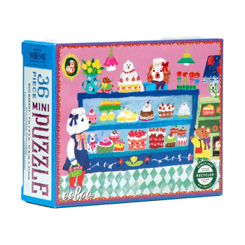 Eeboo Yumi's Mini Yapboz 36 Parça - Dog Bakery