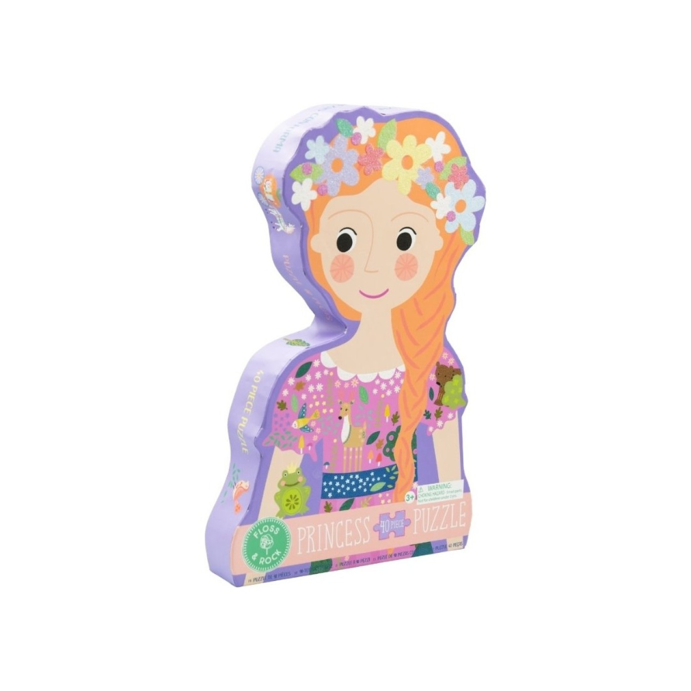 FLOSS & ROCK 40 Parça “Prenses” Şekilli Yap-Boz / Fairy Tale - 45P6463 - 5055166358026