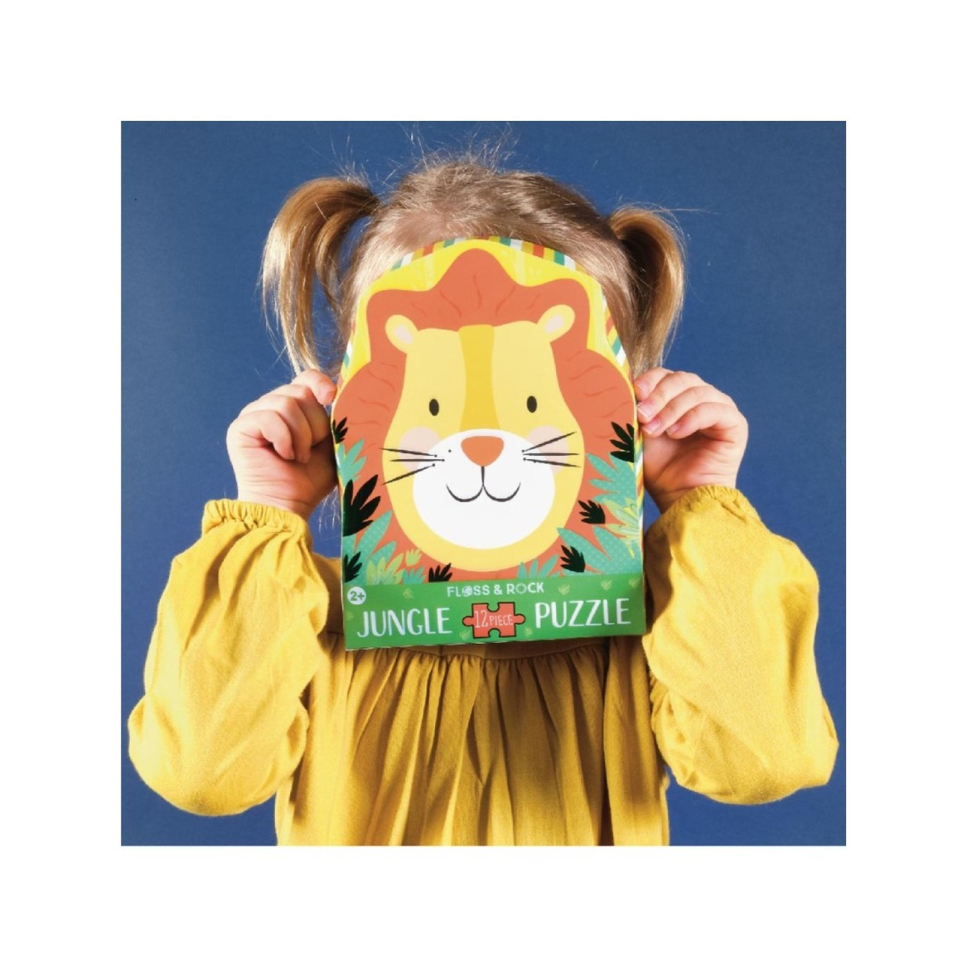 Floss & Rock - 12 Parça Şekilli Yap-Boz / Lion - 40P3599 - 5055166355490