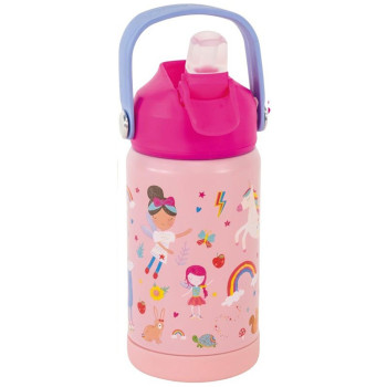 Floss & Rock - Paslanmaz Çelik Pipetli Suluk / Rainbow Fairy Floss & Rock - Paslanmaz Çelik Pipetli Suluk / Rainbow Fairy