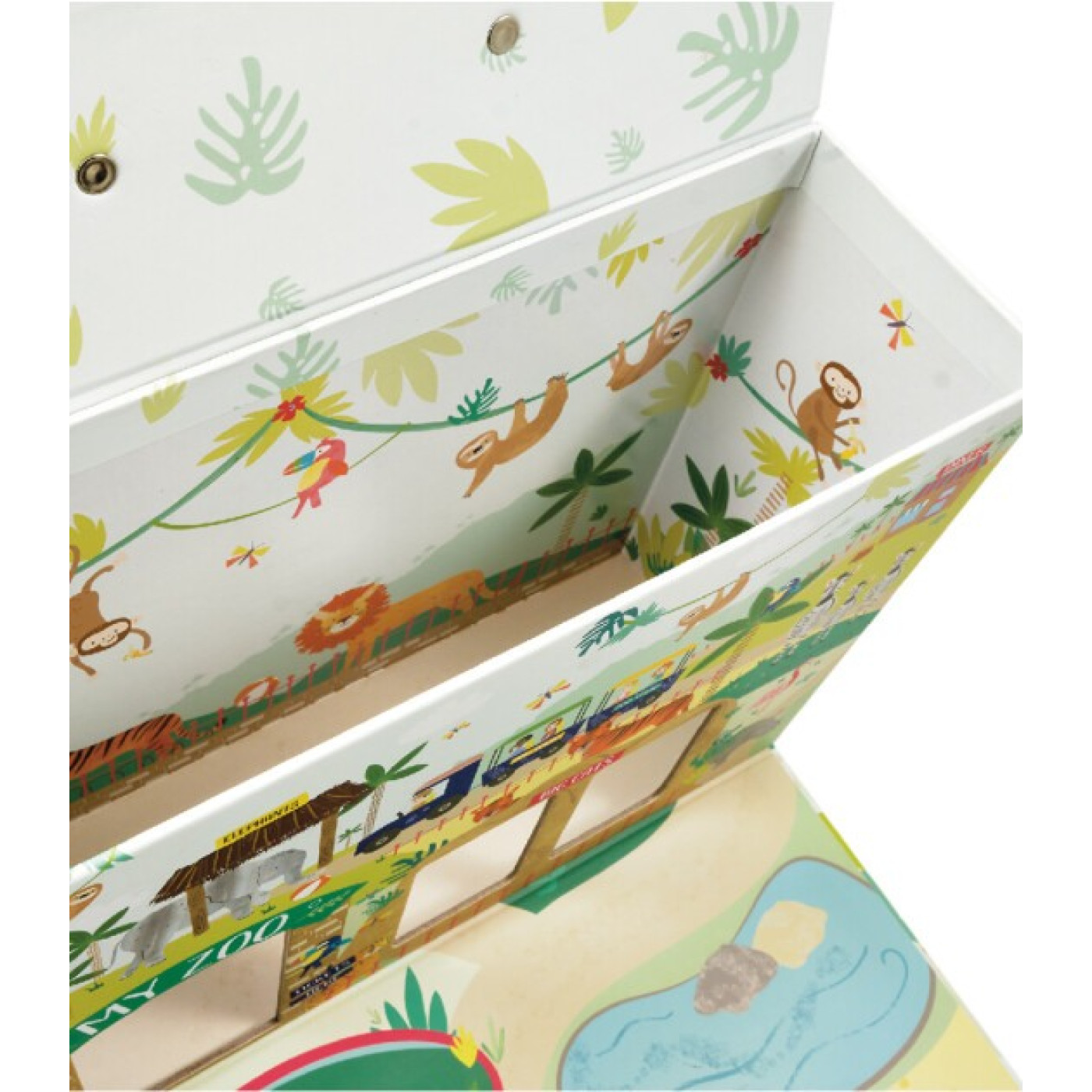 Floss & Rock - Ahşap Figürlü Oyun Kutuları / Jungle - 41P3658 - 5055166356084