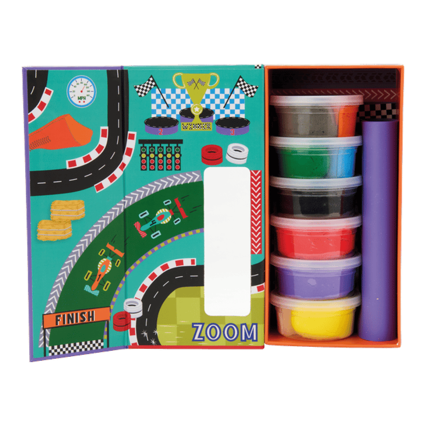 Floss & Rock Clay And Play Hava İle Kuruyan Kil Seti/ Cars