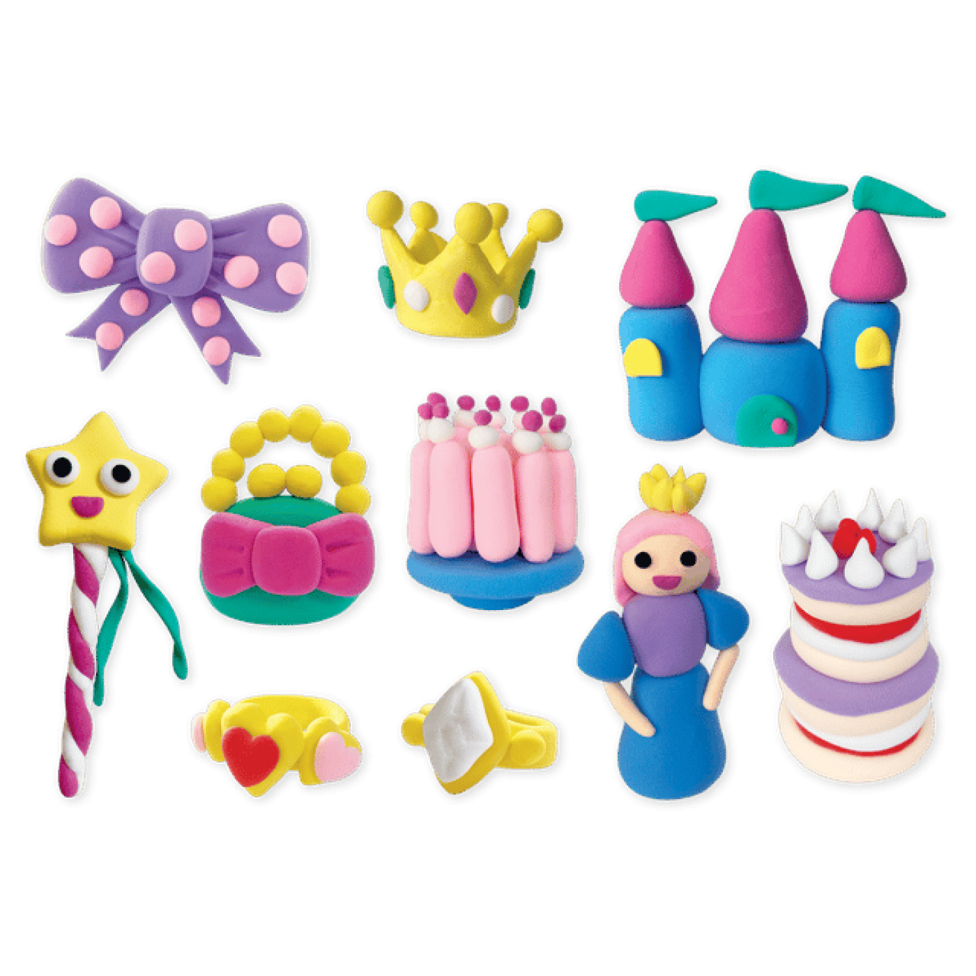 Floss & Rock Clay And Play Hava İle Kuruyan Kil Seti/ Princess