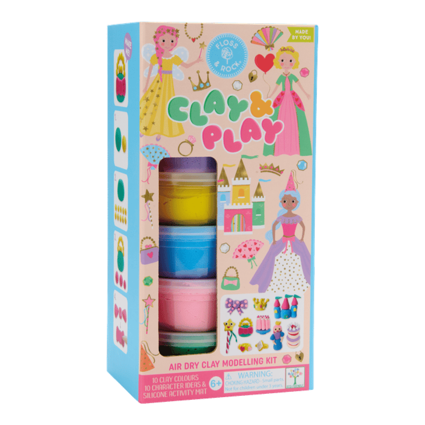 Floss & Rock Clay And Play Hava İle Kuruyan Kil Seti/ Princess