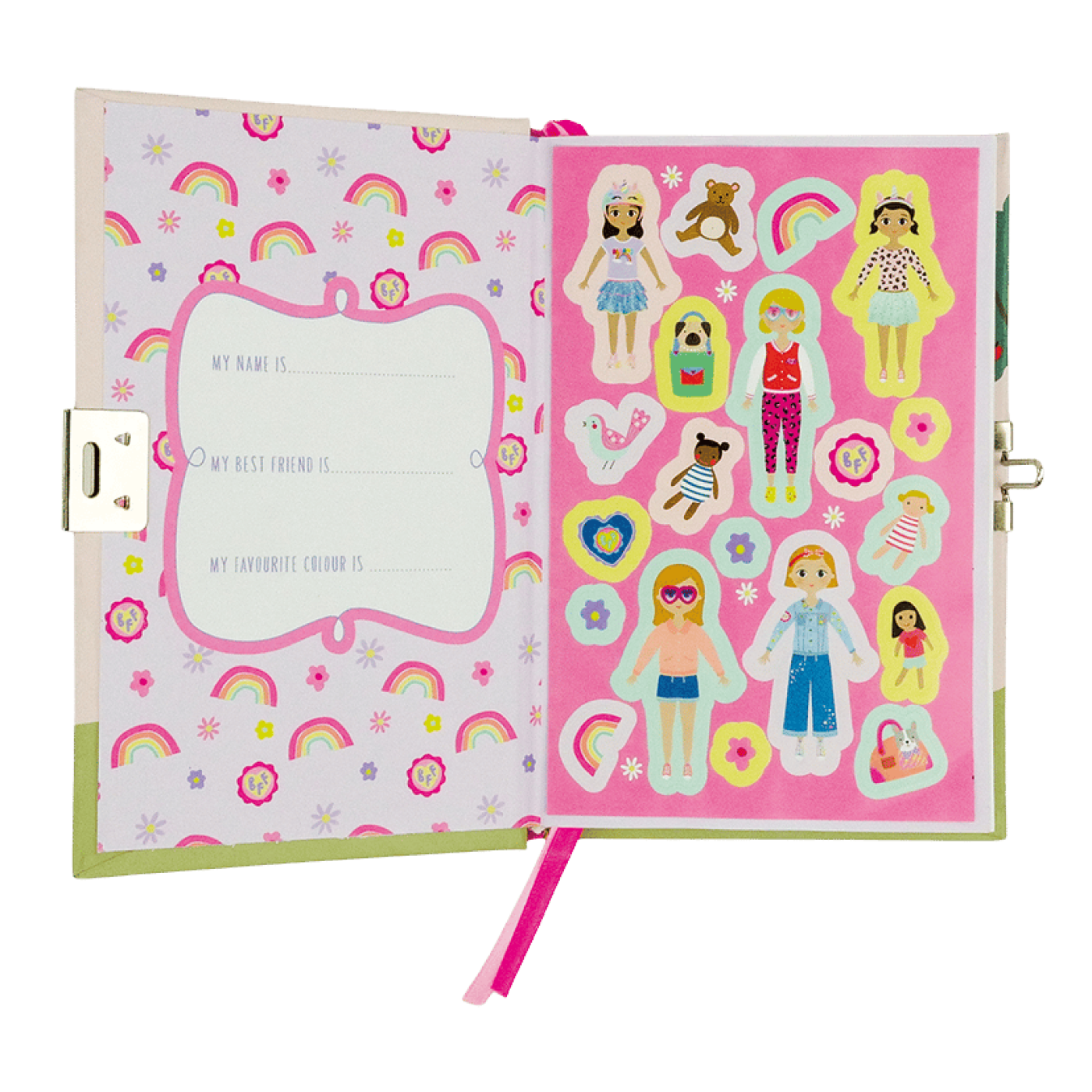 FLOSS & ROCK Kokulu Kilitli Günlük / Best Friend - 5055166361736 - 5055166361736