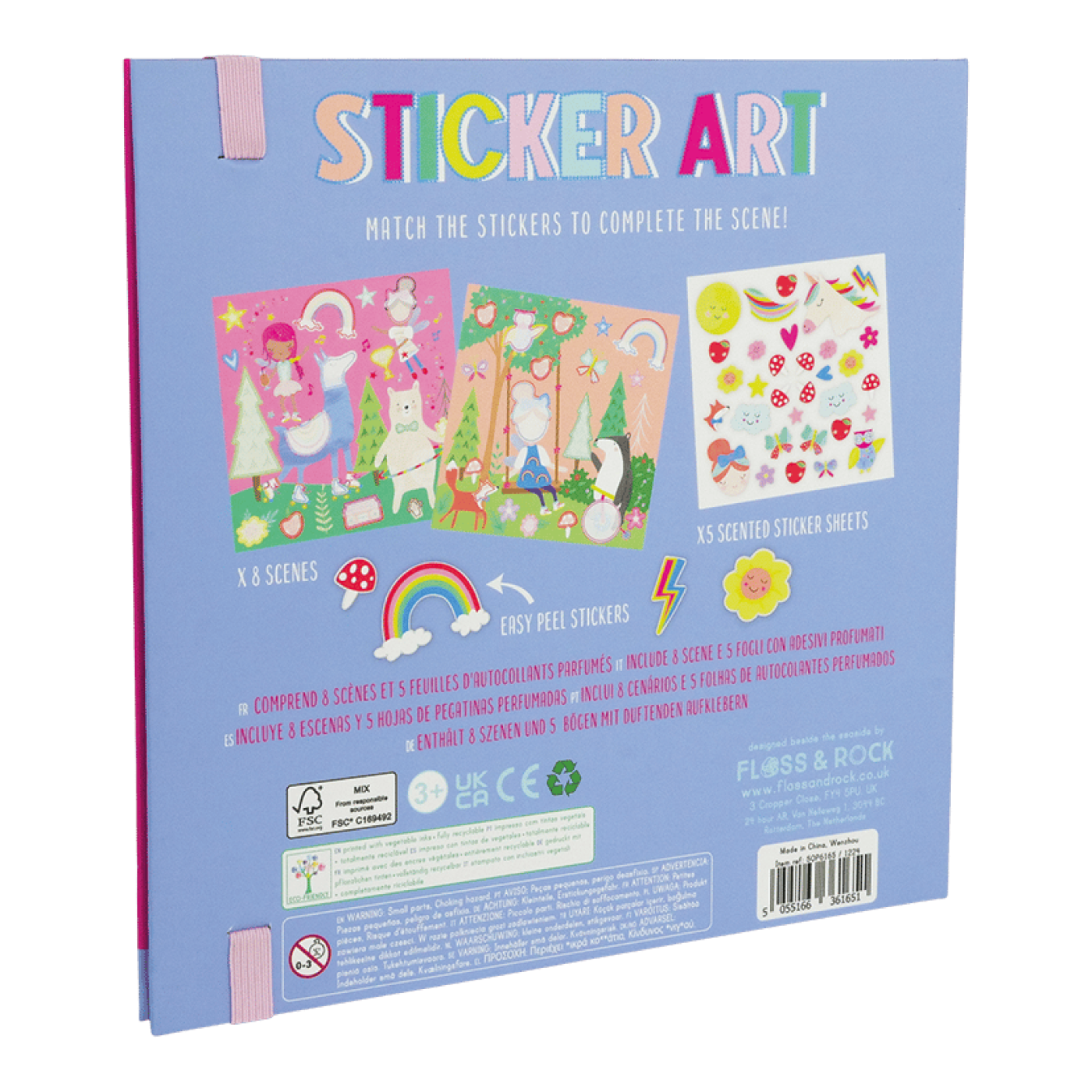 Floss & Rock - Kokulu Sticker Aktivite Kitabı / Rainbow Fairy - 5055166361651 - 5055166361651