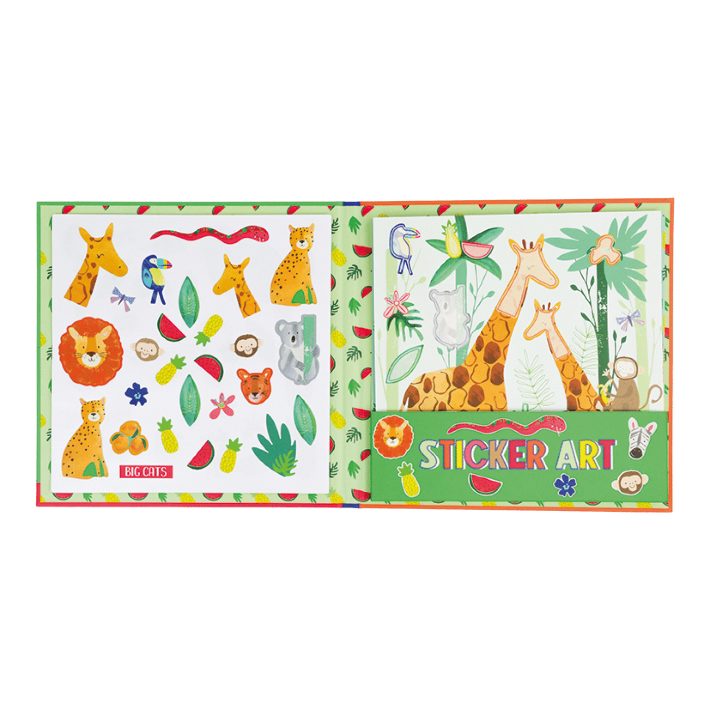 Floss & Rock - Kokulu Sticker Aktivite Kitabı / Jungle - 5055166361668 - 5055166361668