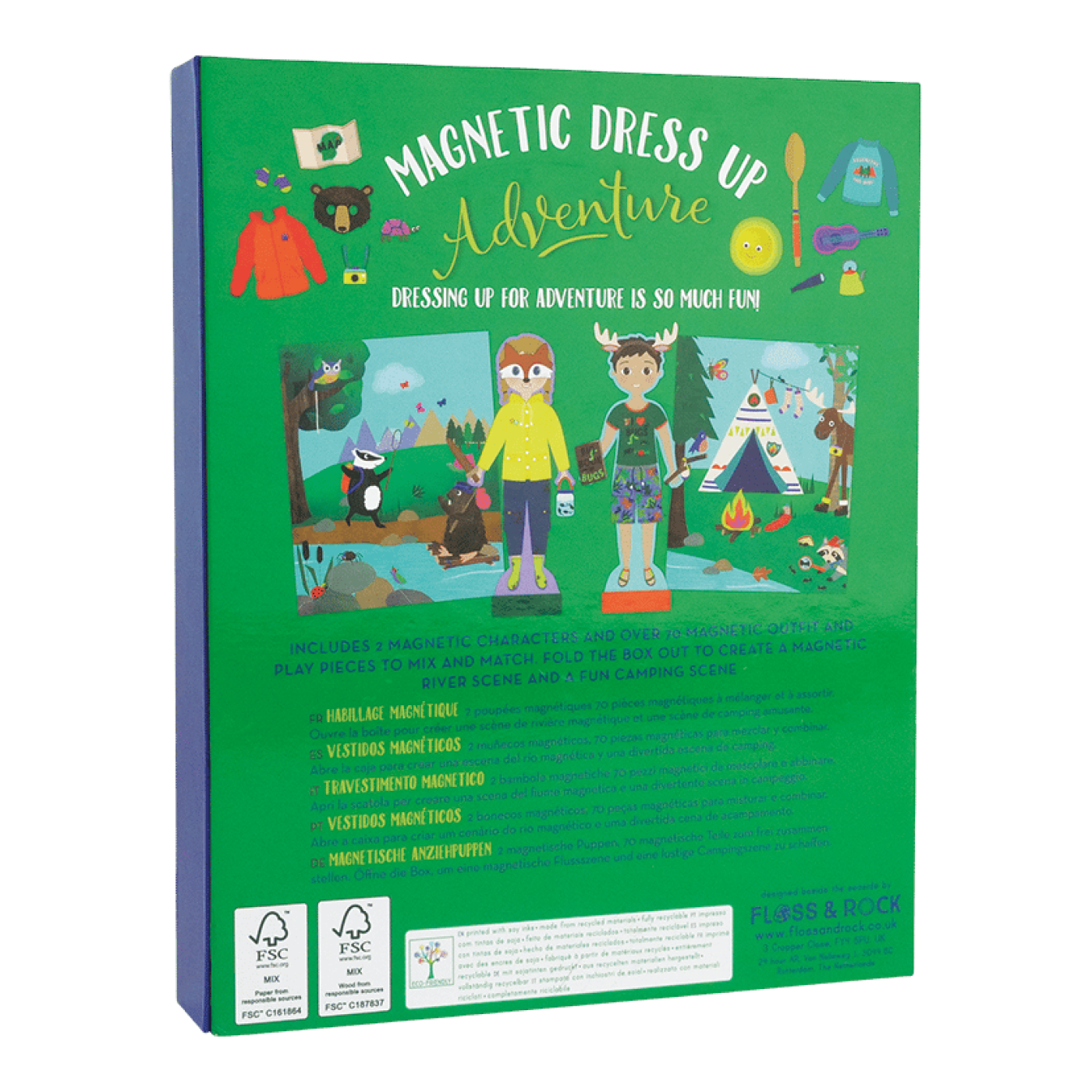 FLOSS & ROCK Mıknatıslı Giydirme Setleri / Adventure