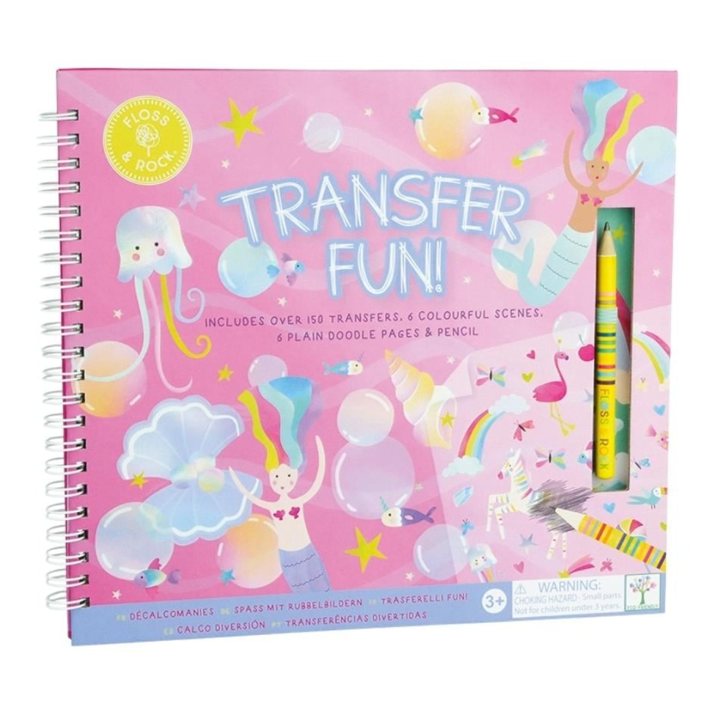 FLOSS & ROCK Transfer Fun Aktivite Kitabı / Fantasy - 50P6146 - 5055166361460