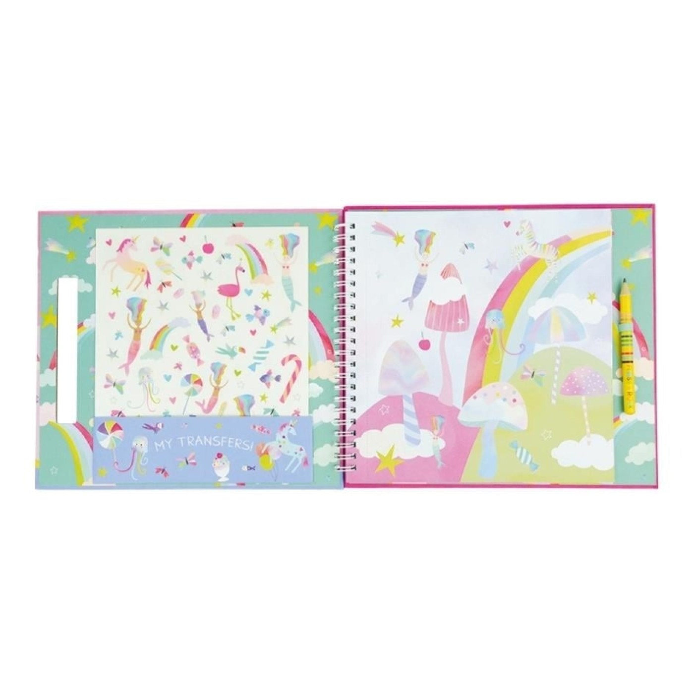 FLOSS & ROCK Transfer Fun Aktivite Kitabı / Fantasy - 50P6146 - 5055166361460