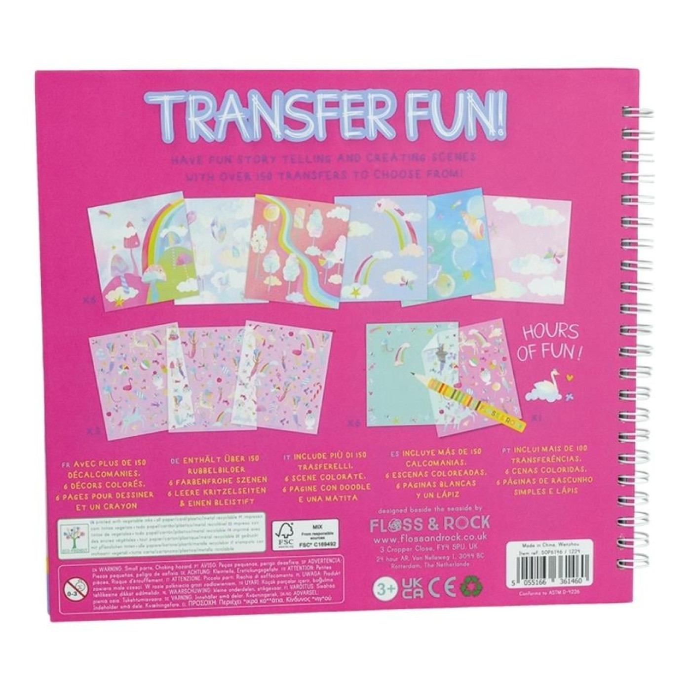 FLOSS & ROCK Transfer Fun Aktivite Kitabı / Fantasy - 50P6146 - 5055166361460
