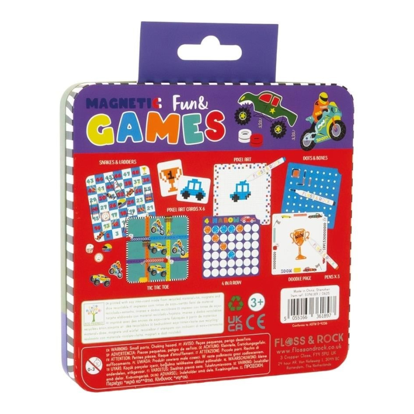 Floss & Rock Mıknatıslı Kutu Oyunları / Cars - 5055166361897 Floss & Rock Mıknatıslı Kutu Oyunları / Cars - 51P6189 - 5055166361897