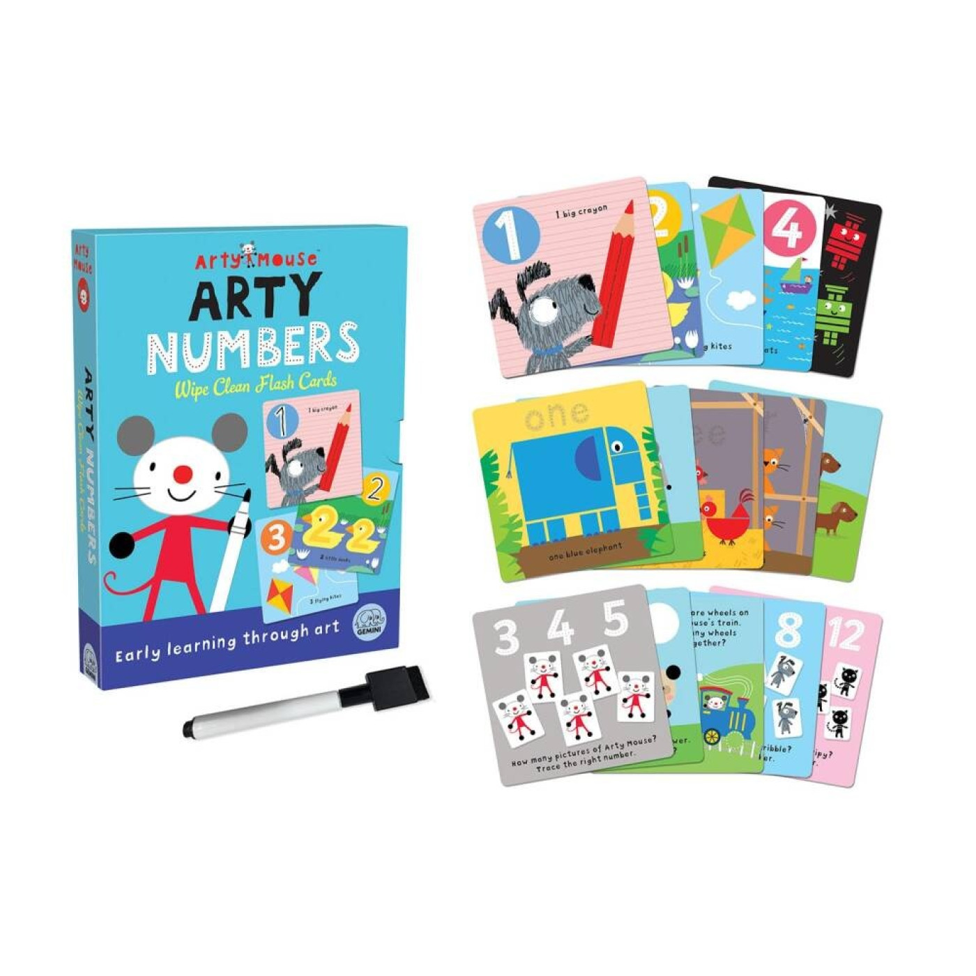 Arty Mouse Arty Numbers Wipe Clean Flash Cards Arty Mouse Arty Numbers Wipe Clean Flash Cards