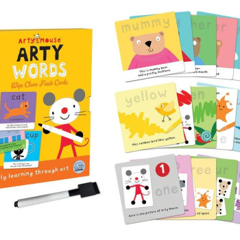Arty Mouse Arty Words Wipe Clean Flash Cards