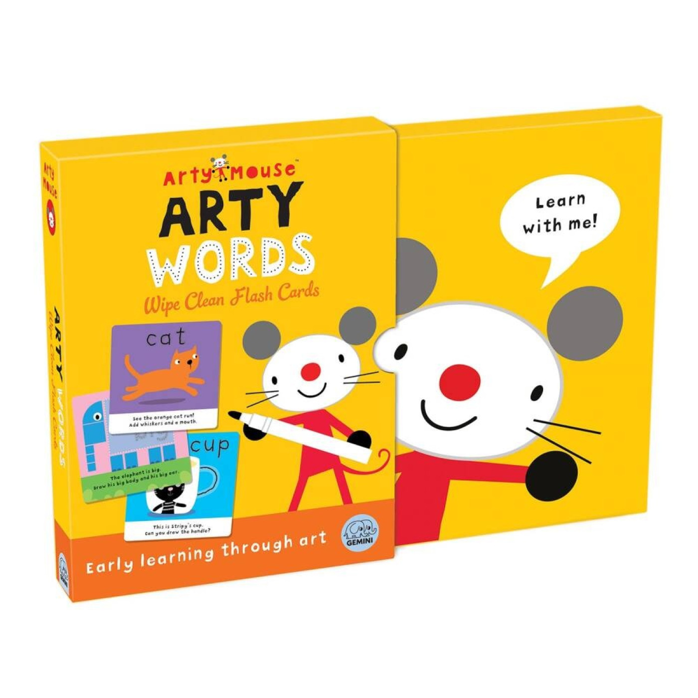 Arty Mouse Arty Words Wipe Clean Flash Cards