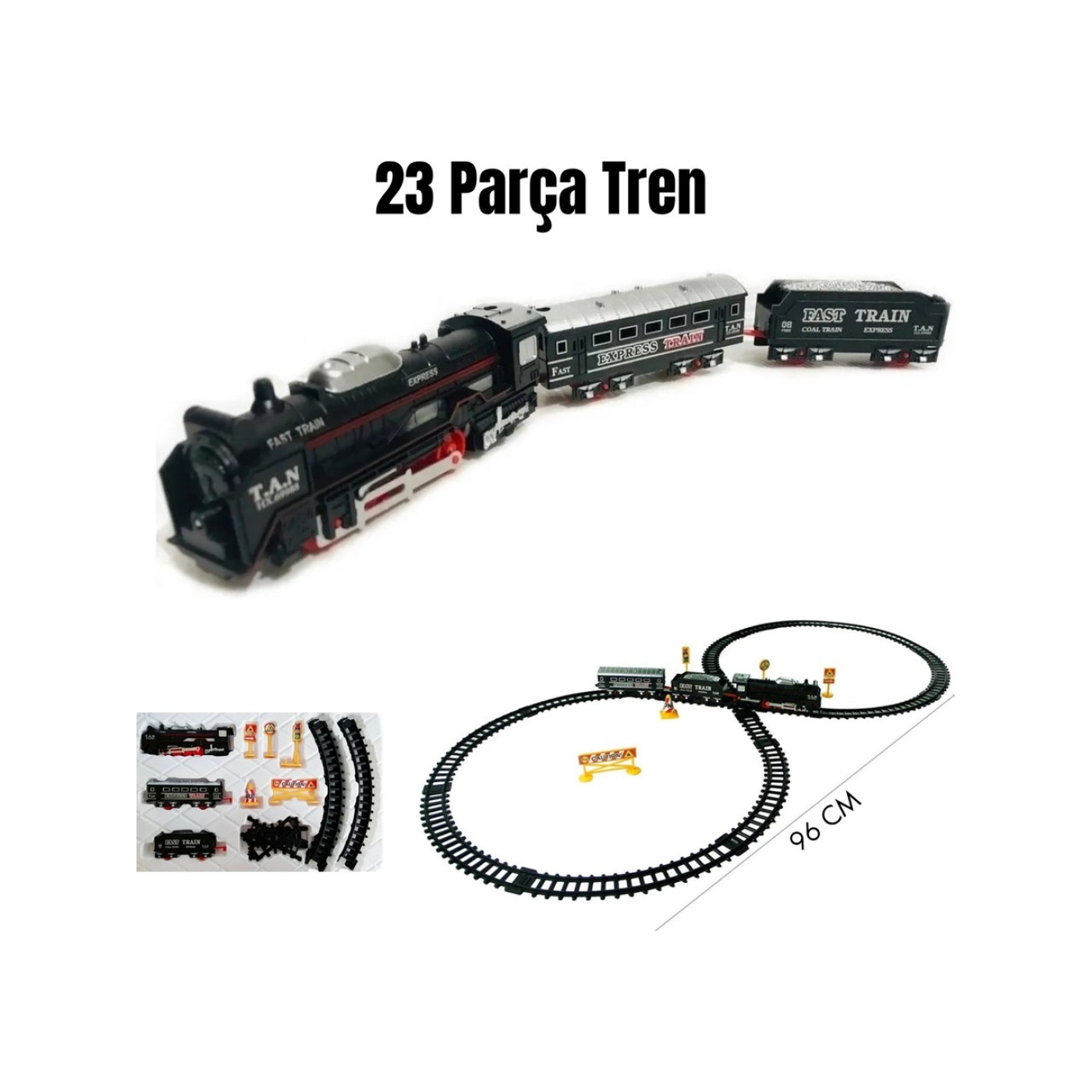 23 Parçalı Işıklı Tren