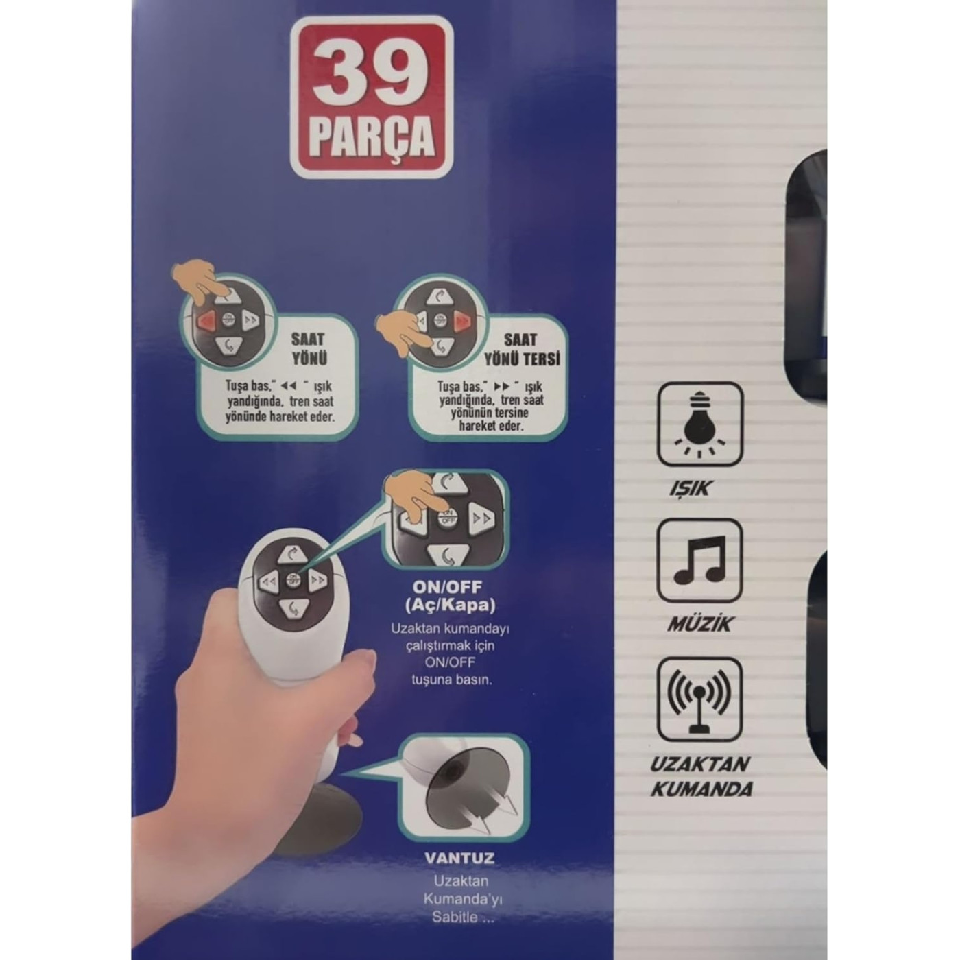 Giffy - Uzaktan Kumandalı Manyetik Tren - 8694359103929 - 8694359103929