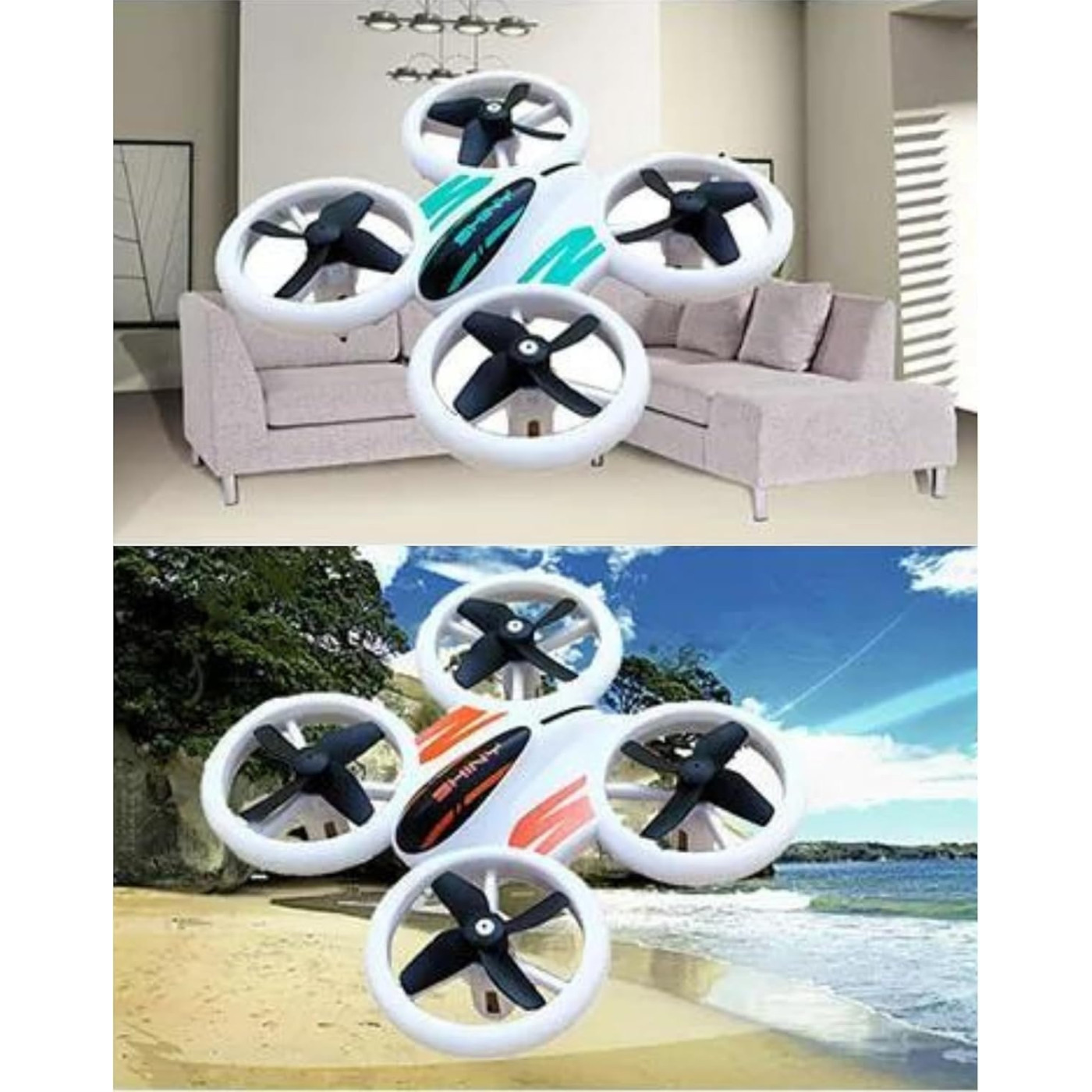 Giffy - Uzaktan Kumandalı Işıklı Neon Ledli  Akıllı Drone - 8690000005819 - 8690000005819