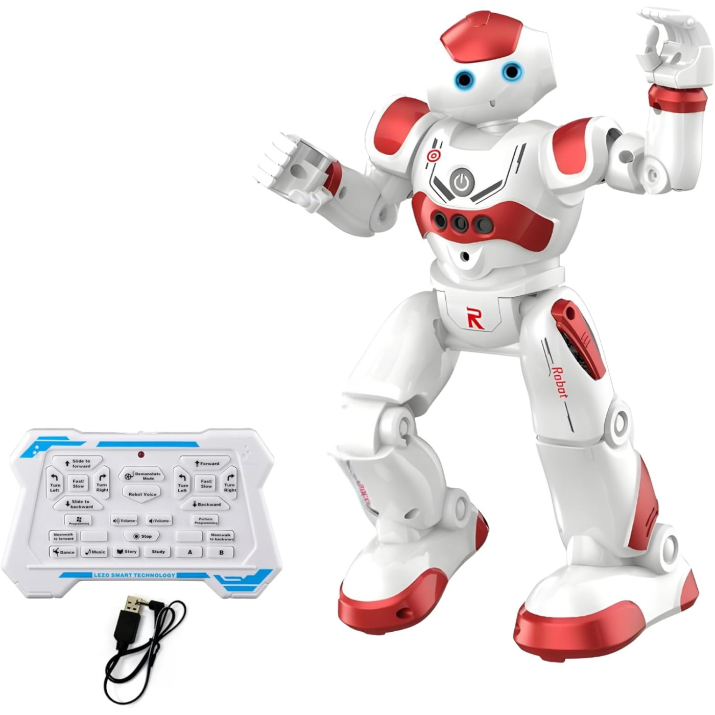 Giffy - Uzaktan Kumandalı  Dans Eden Akıllı Robot Kırmızı - 8690000005789 - 8690000005789