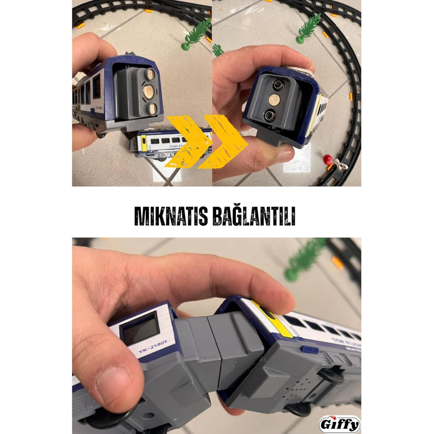 Giffy - Uzaktan Kumandalı Manyetik Tren - 8694359103929 - 8694359103929