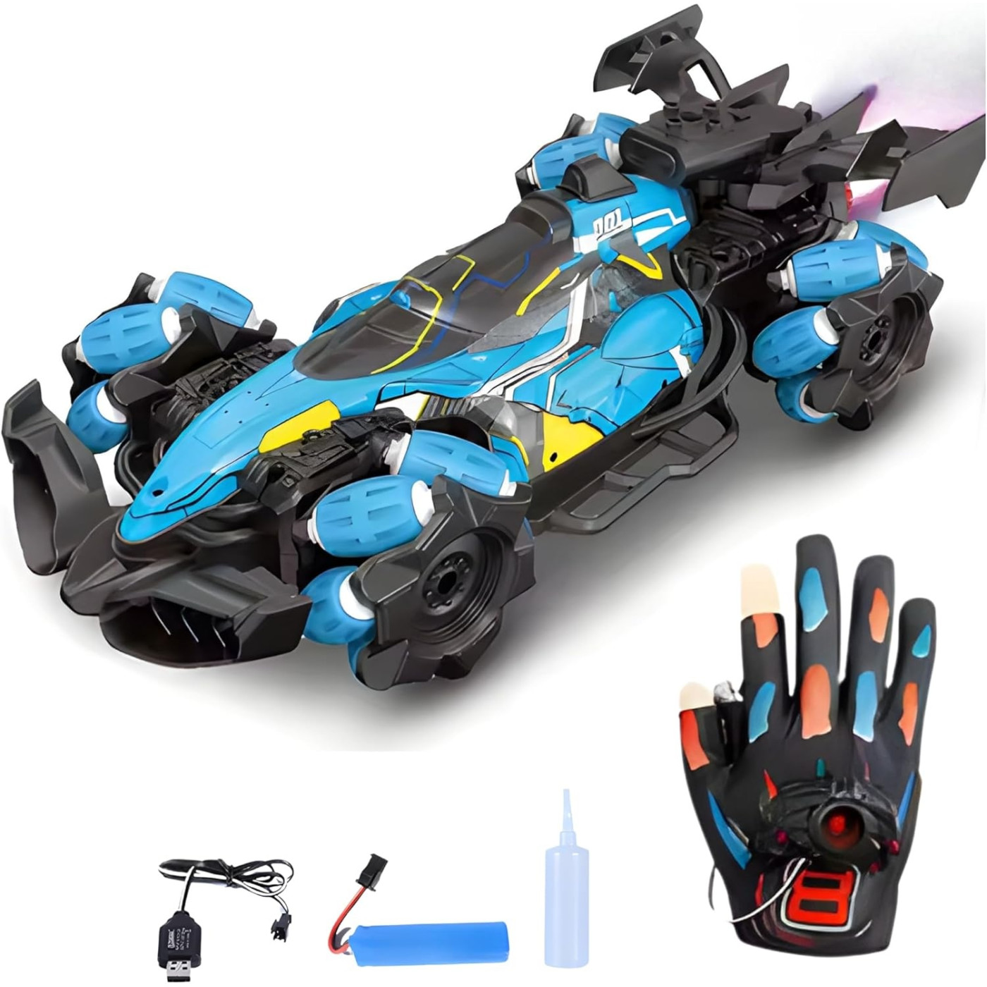 Giffy - Uzaktan Eldiven Kumandalı Yarış Arabası - 8684278470431 - 8684278470431